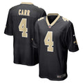 Derek Carr New Orleans Saints Nike Game Jersey   Black
