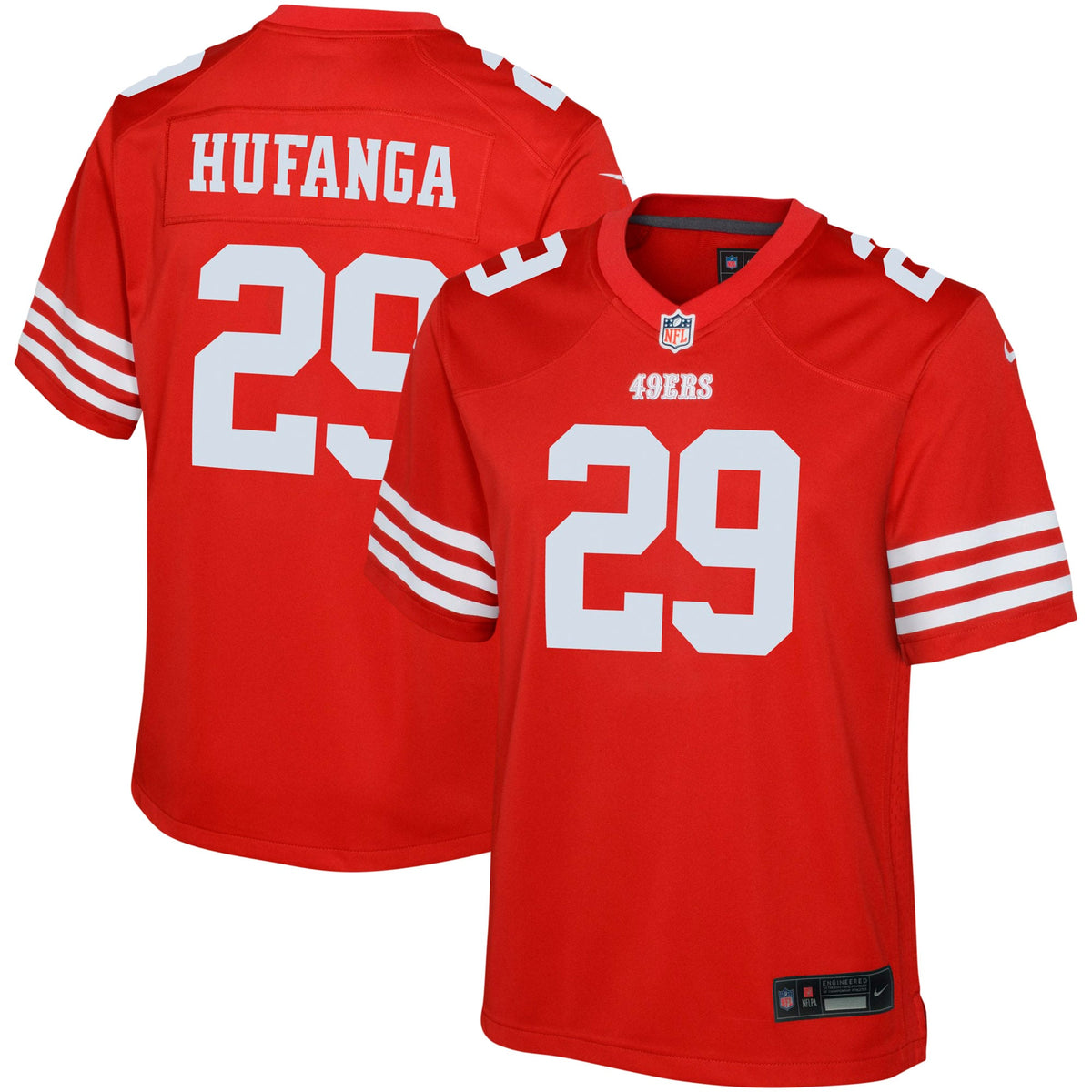 Talanoa Hufanga San Francisco 49ers Nike Youth Game Jersey   Scarlet