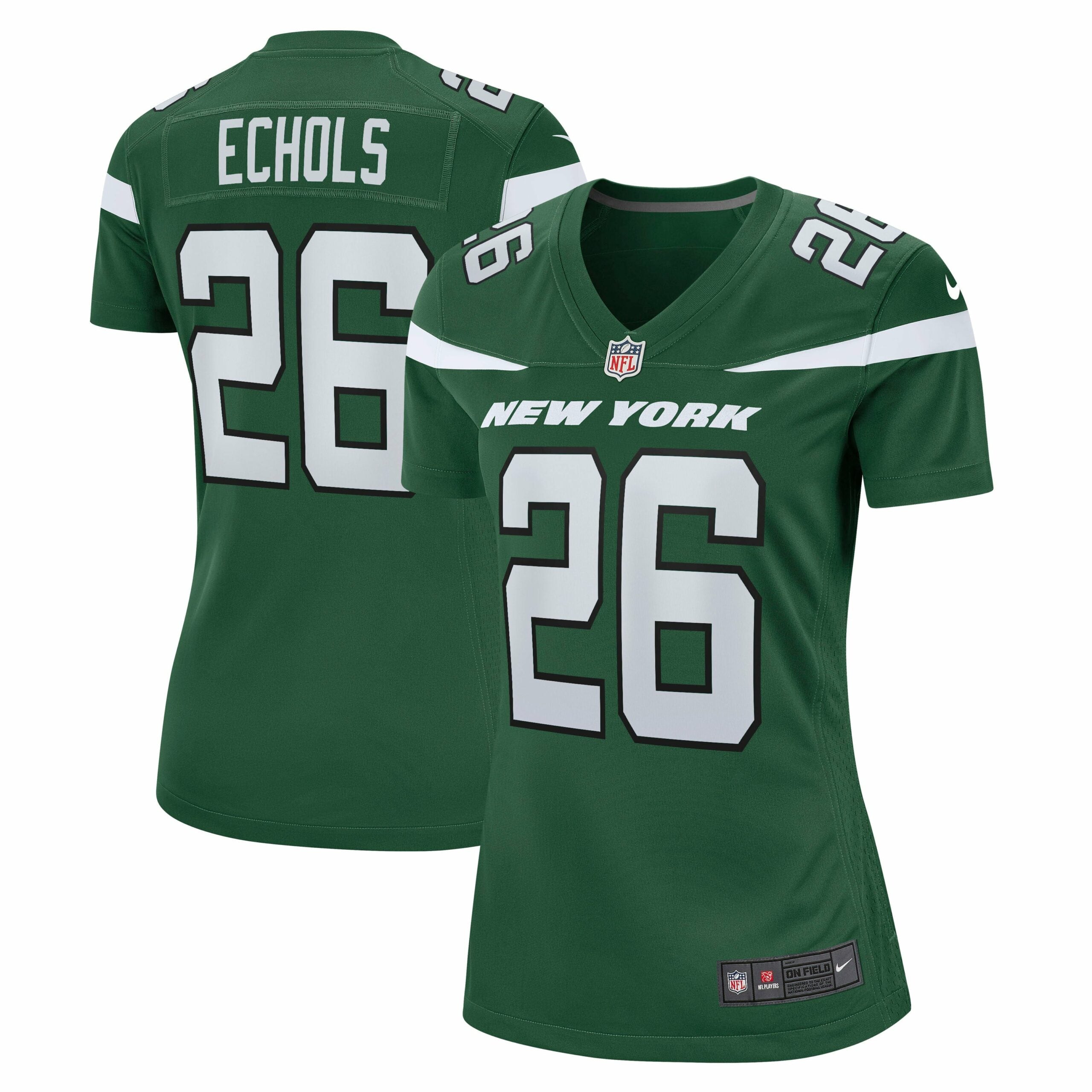 Women s Nike Brandin Echols Gotham Green New York Jets Game Jersey