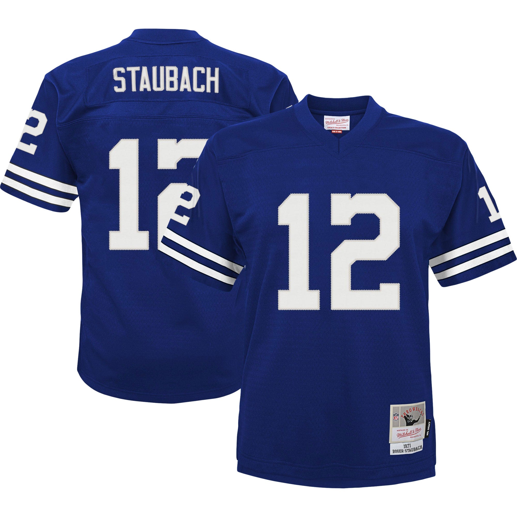Roger Staubach Dallas Cowboys Mitchell   Ness Toddler 1971 Retired Legacy Jersey   Navy