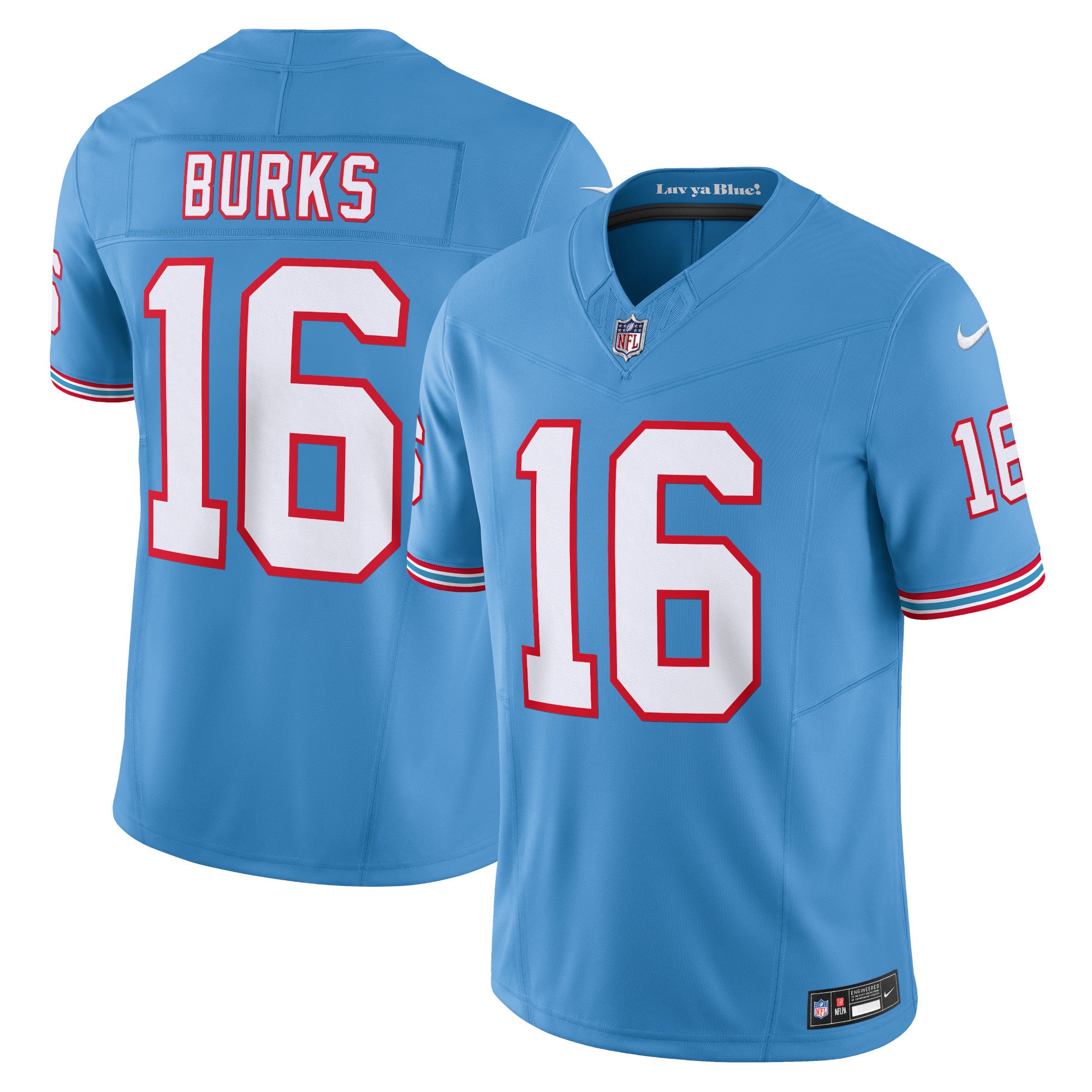 Treylon Burks Tennessee Titans Nike Vapor F.U.S.E. Limited Jersey   Light Blue