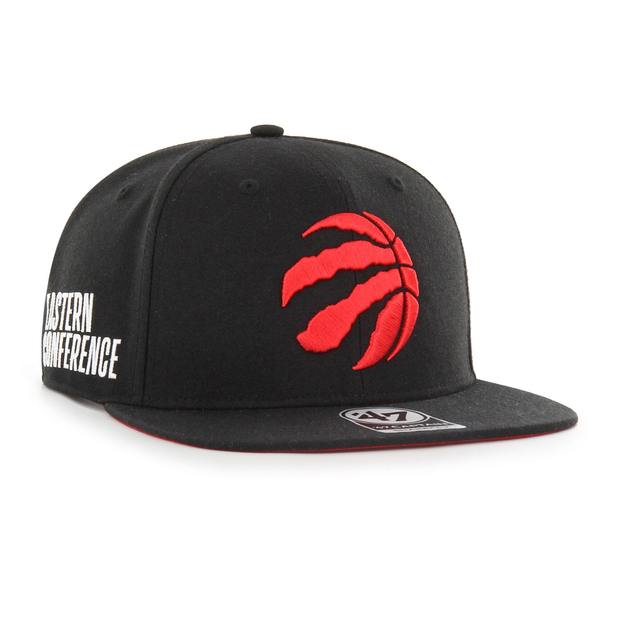 Toronto Raptors '47 Sure Shot Captain Snapback Hat - Black