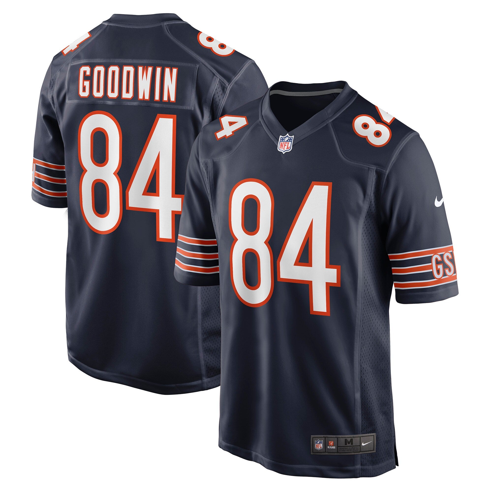 Marquise Goodwin Chicago Bears Nike Game Jersey   Navy