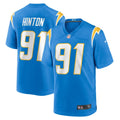 Men s Nike Christopher Hinton Powder Blue Los Angeles Chargers Home Game Player Jersey