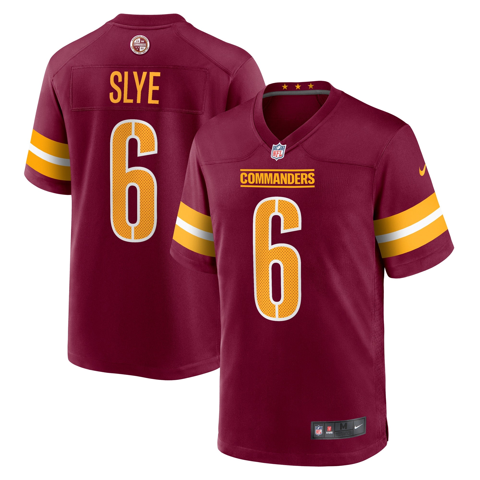 Joey Slye Washington Commanders Nike Game Player Jersey   Burgundy