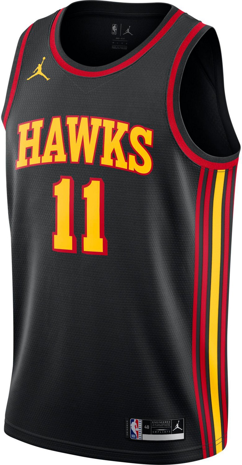 Jordans Men's Atlanta Hawks, NBA Jerseys Trae Young 11 Statement Swingman Dri-FIT Jersey