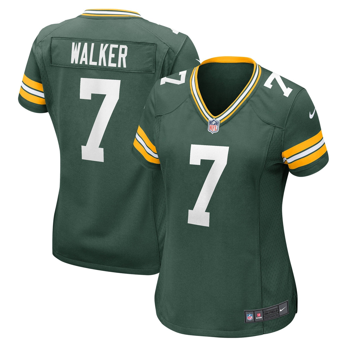 Women s Nike Quay Walker Green Green Bay Packers Player Game Jersey