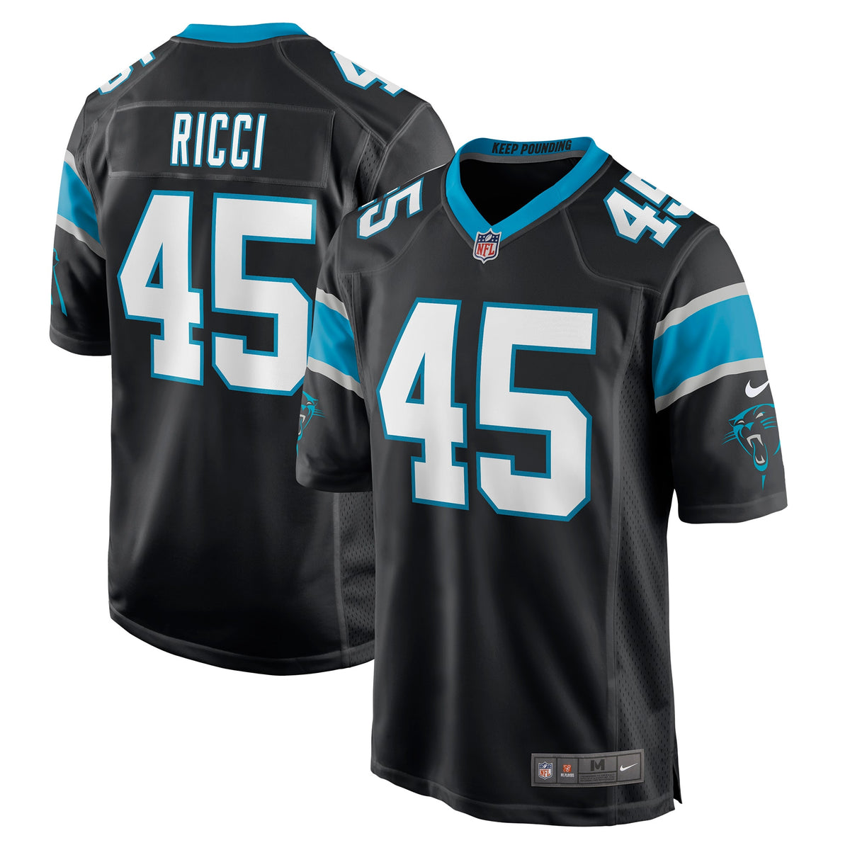 Giovanni Ricci Carolina Panthers Nike Player Game Jersey   Black