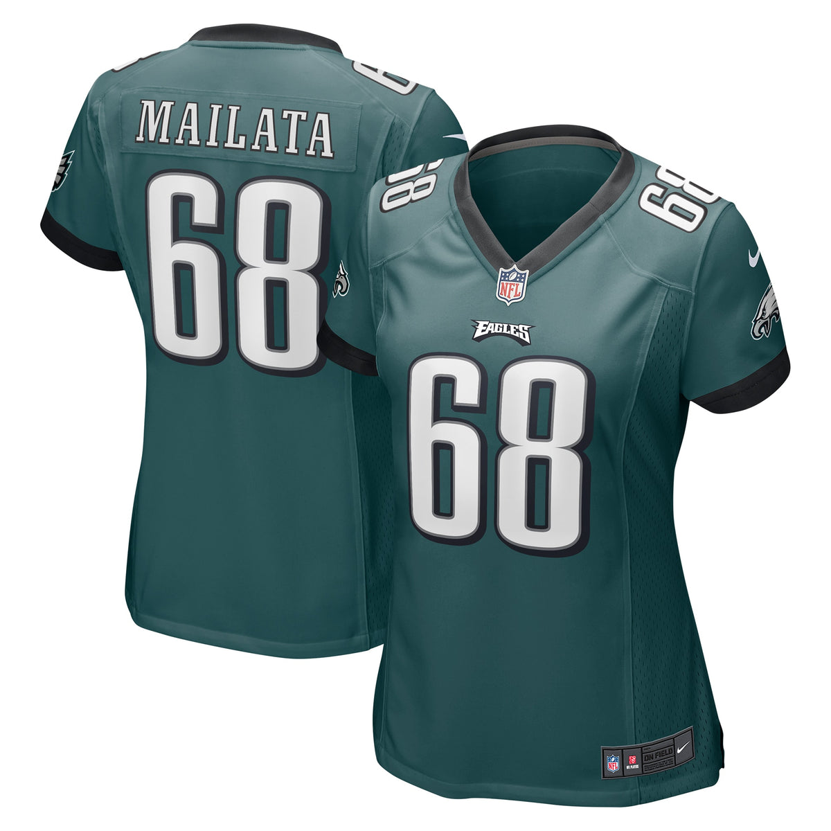 Jordans Mailata Philadelphia Eagles Nike Women s Game Jersey   Midnight Green