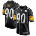 Men s Nike T.J. Watt Black Pittsburgh Steelers Game Jersey