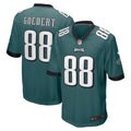 Men s Nike Dallas Goedert Midnight Green Philadelphia Eagles Game Jersey