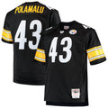 Troy Polamalu Pittsburgh Steelers Mitchell   Ness Big   Tall 2005 Retired Player Replica Jersey   Black