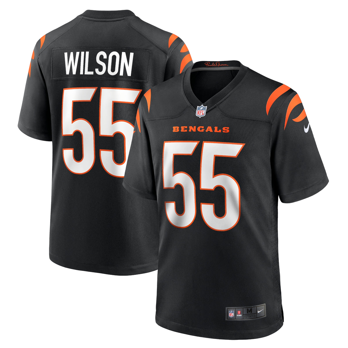 Logan Wilson Cincinnati Bengals Nike Game Jersey   Black
