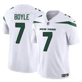 Men s New York Jets  Tim Boyle 2023 White Vapor Untouchable Limited Stitched Jerseys