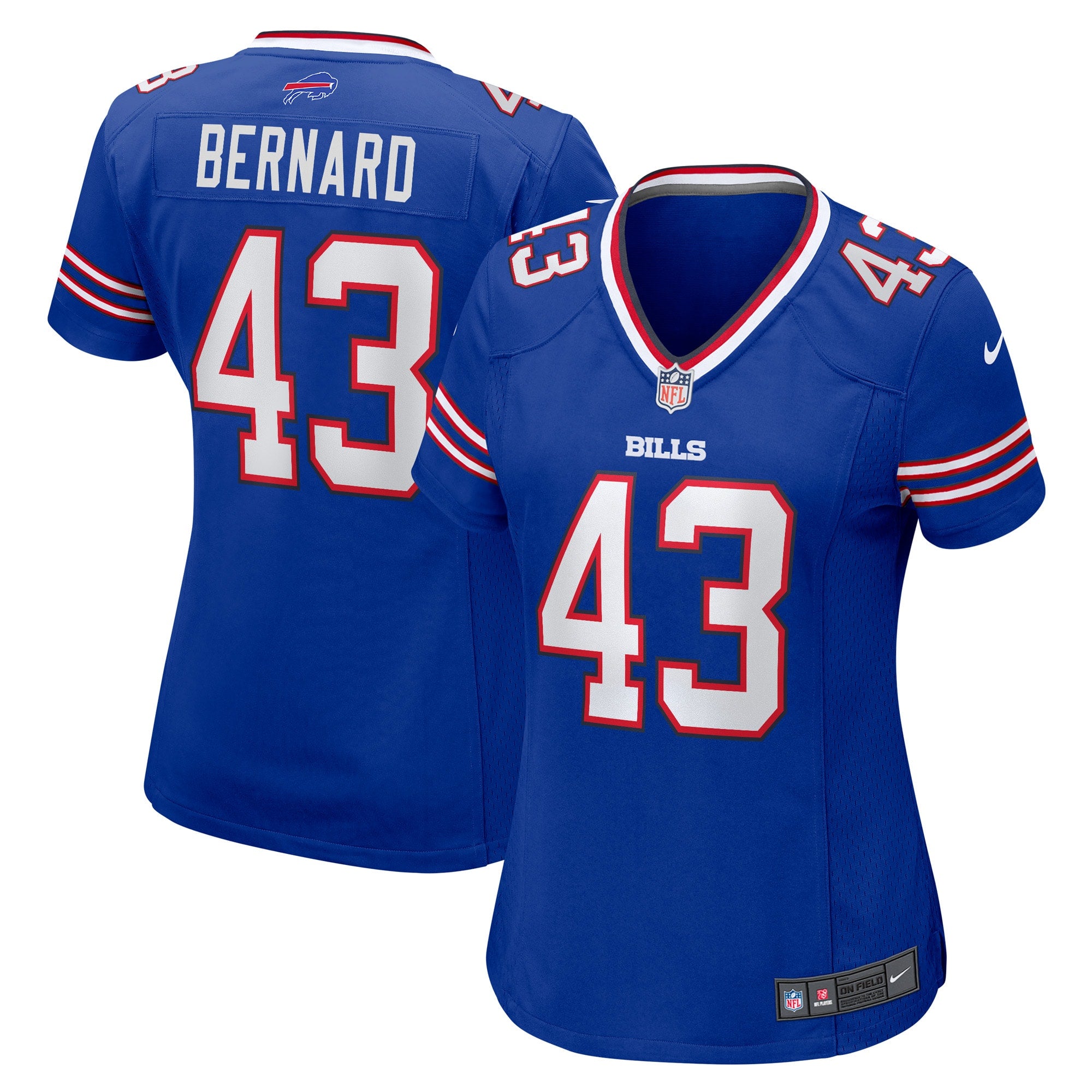 Terrel Bernard Buffalo Bills Nike Women s Game Player Jersey   Royal
