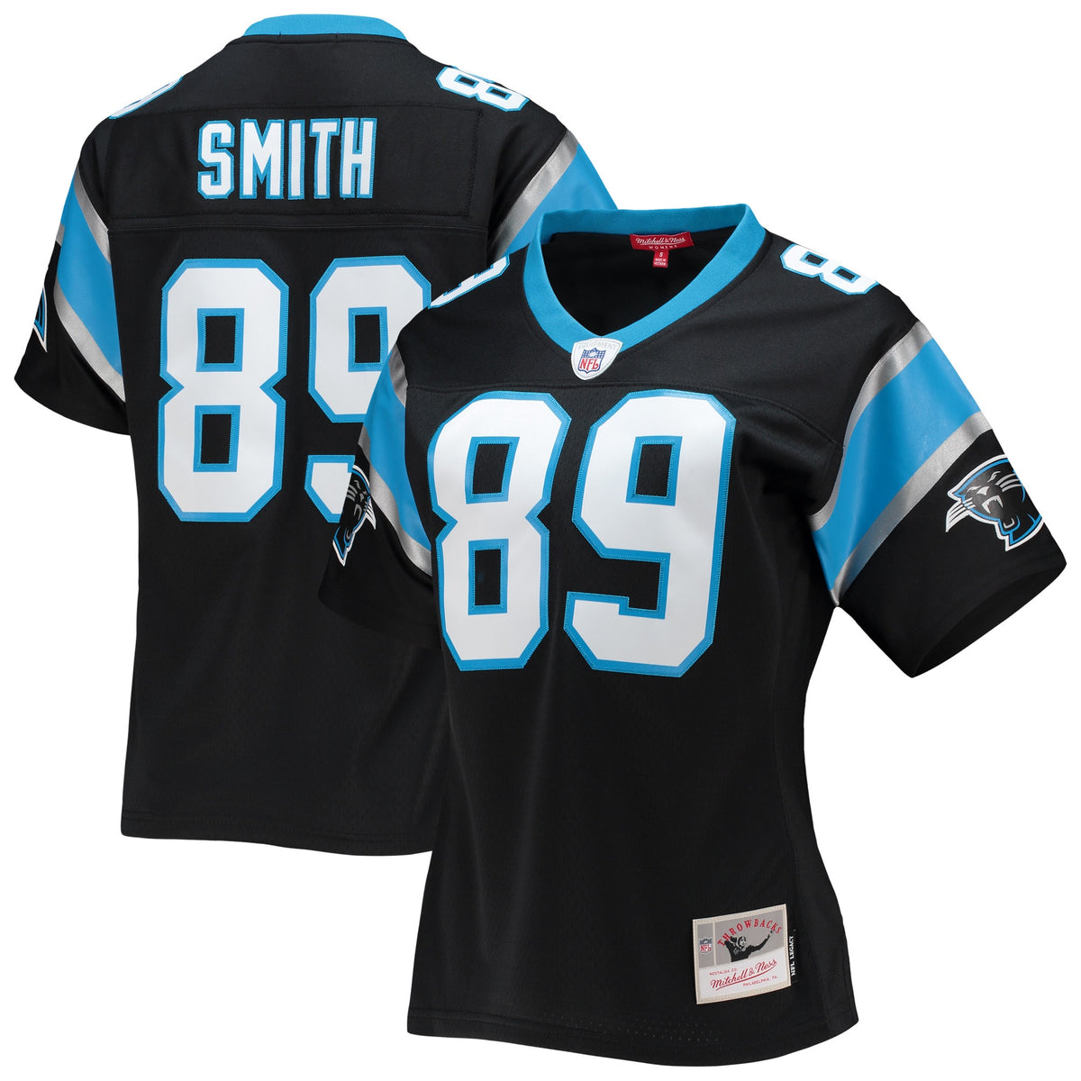 Steve Smith Carolina Panthers Mitchell   Ness Women s Legacy Replica Player Jersey   Black