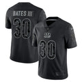 Men s Nike Jessie Bates III Black Cincinnati Bengals RFLCTV Limited Jersey