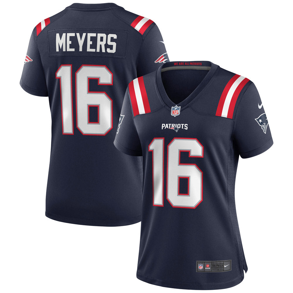 Women s New England Patriots Jakobi Meyers Game Jersey Navy