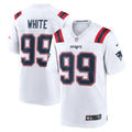 Keion White New England Patriots Nike  Game Jersey    White