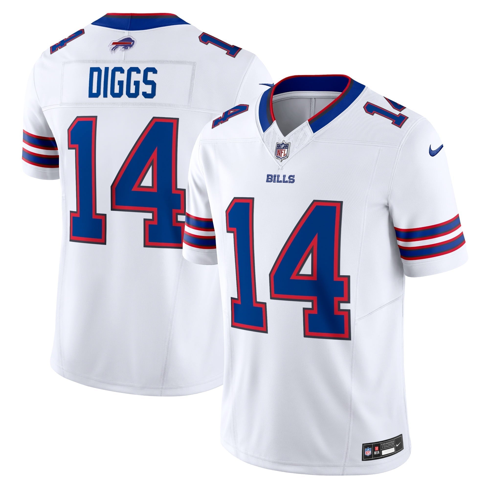 Men s Nike Stefon Diggs White Buffalo Bills Vapor F.U.S.E. Limited Jersey