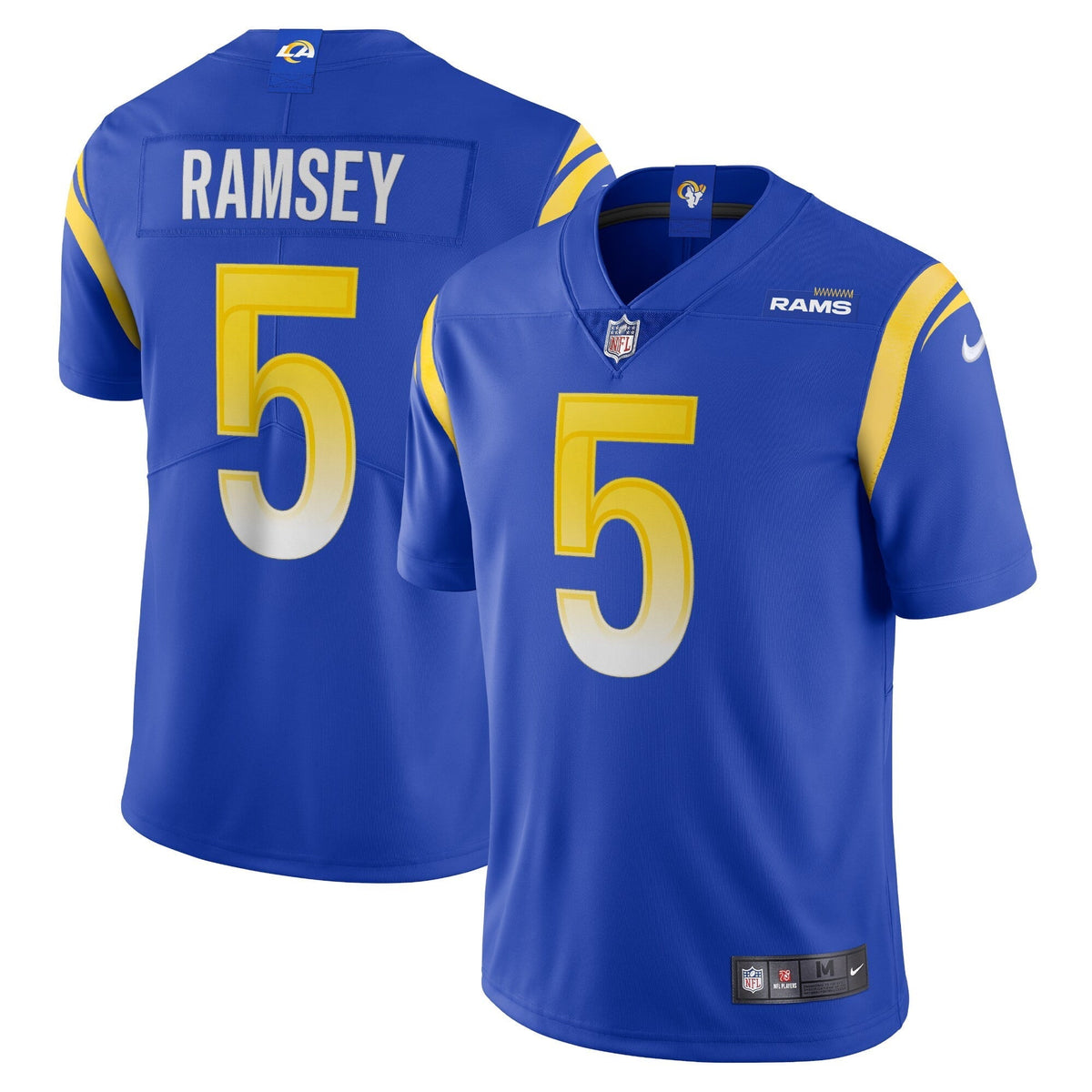 Men s Nike Jalen Ramsey Royal Los Angeles Rams Team Vapor Limited Jersey