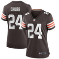 Nick Chubb Cleveland Browns Nike Women s Game Jersey   Brown