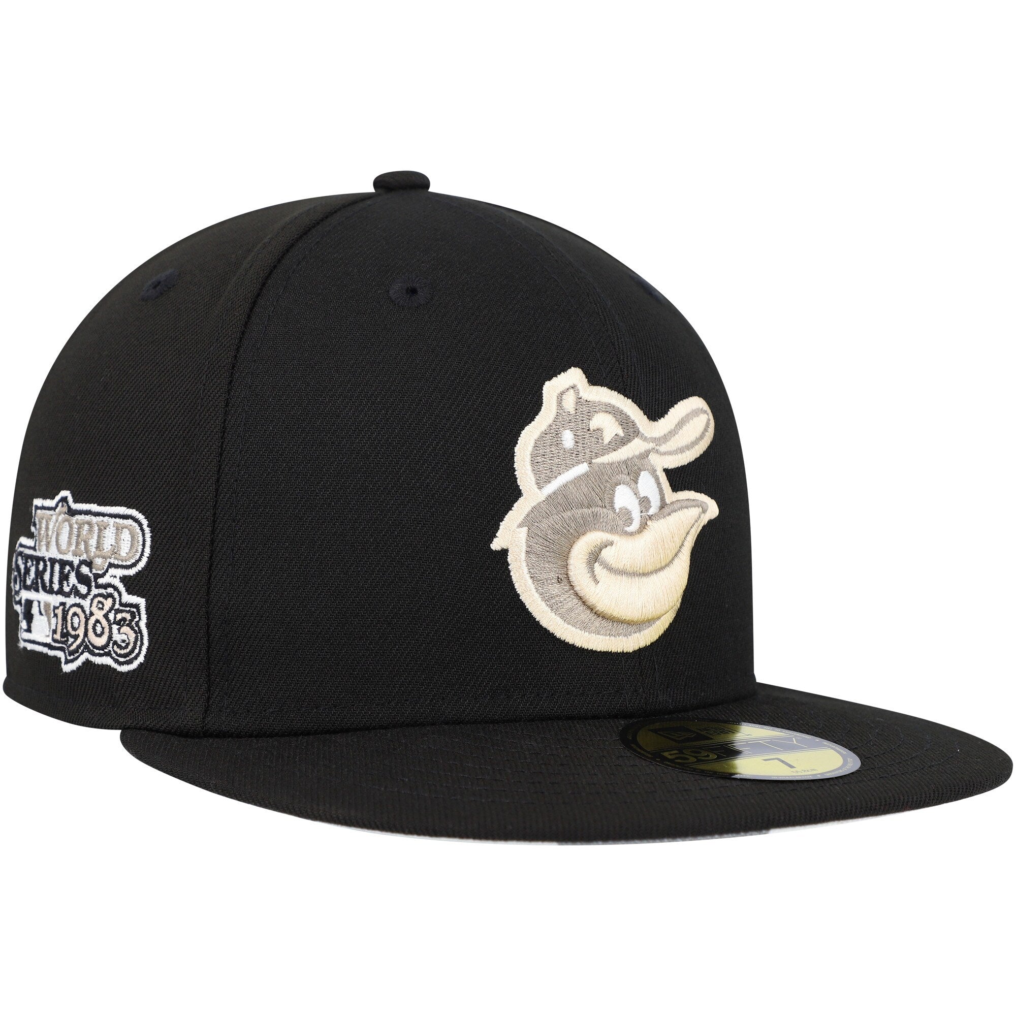 Baltimore Orioles New Era Chrome Camo Undervisor 59FIFTY Fitted Hat - Black