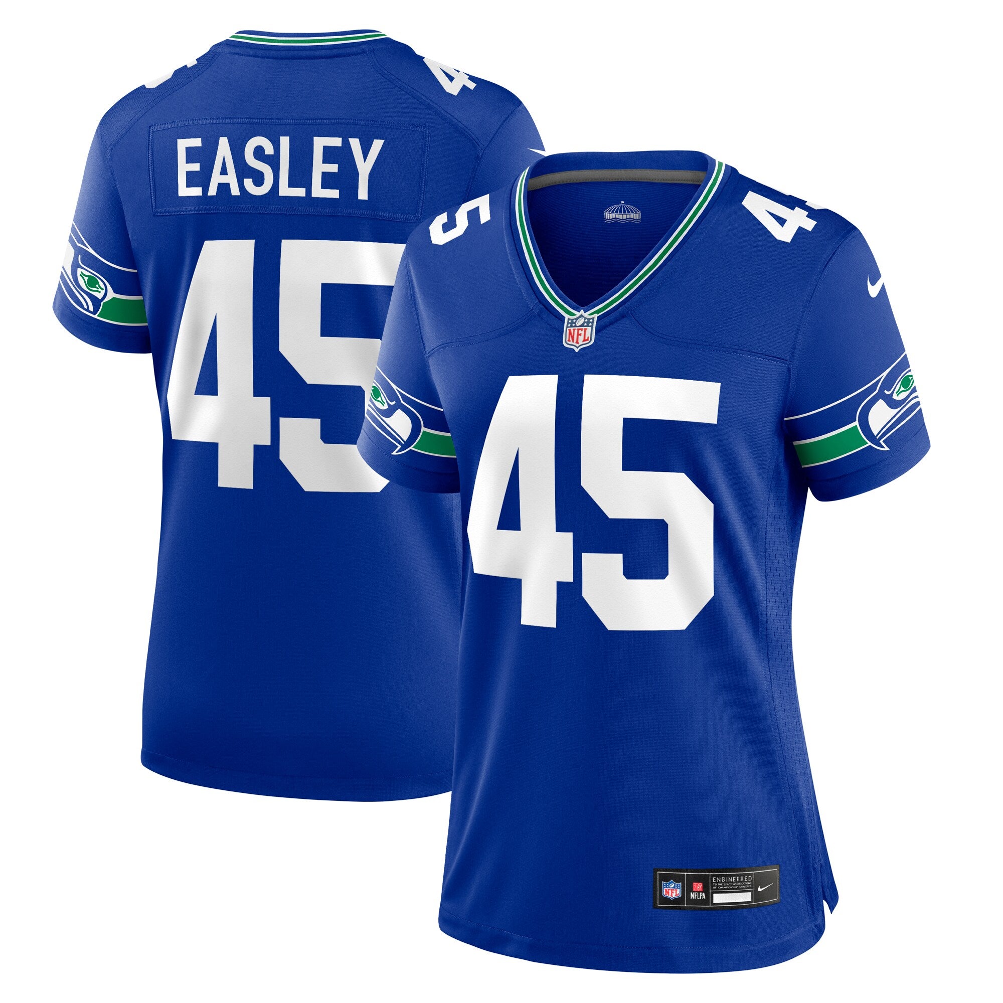 Kenny Easley Seattle Seahawks Nike Women s Throwback Retired Player Game Jersey Royal