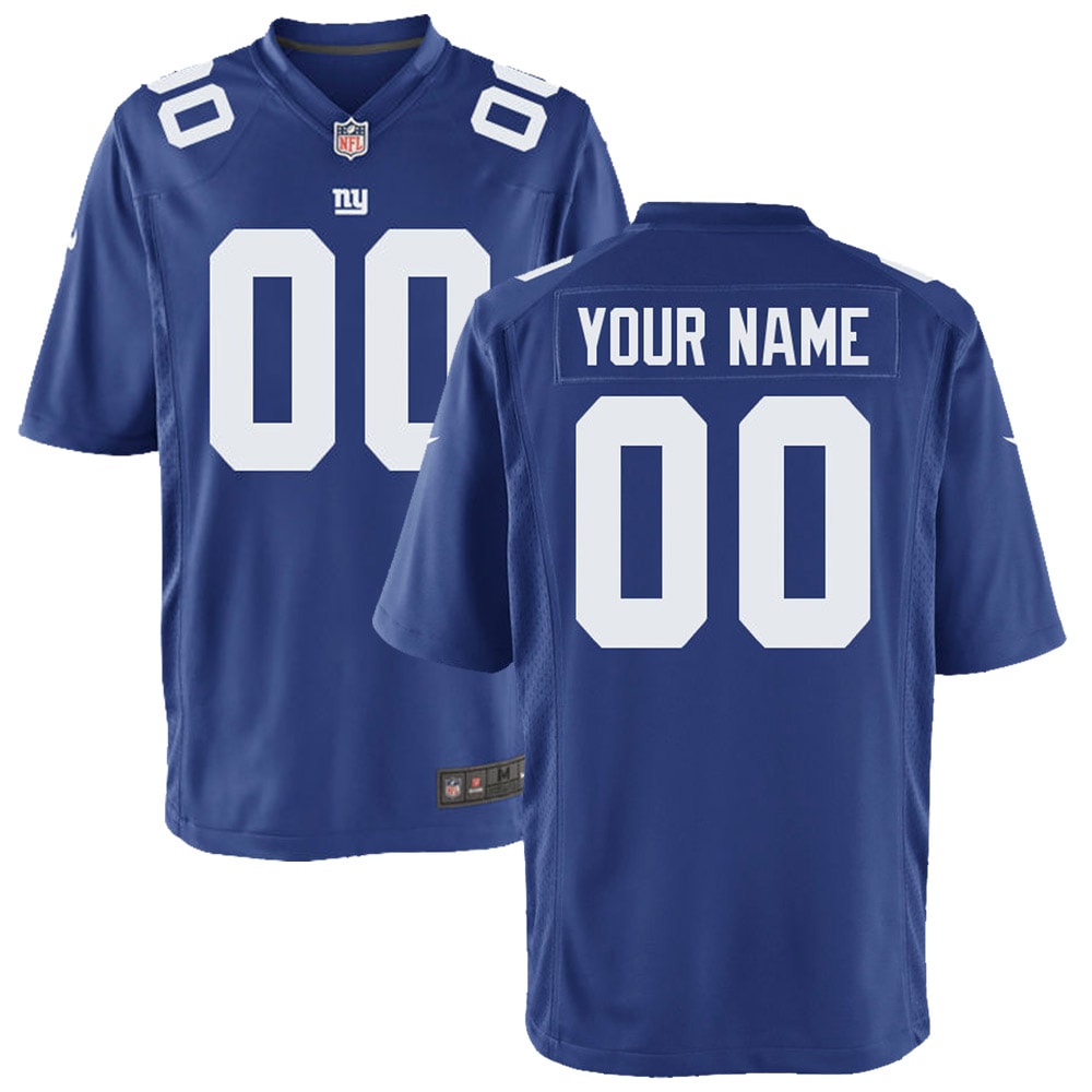 New York Giants Nike Youth Custom Game Jersey Royal