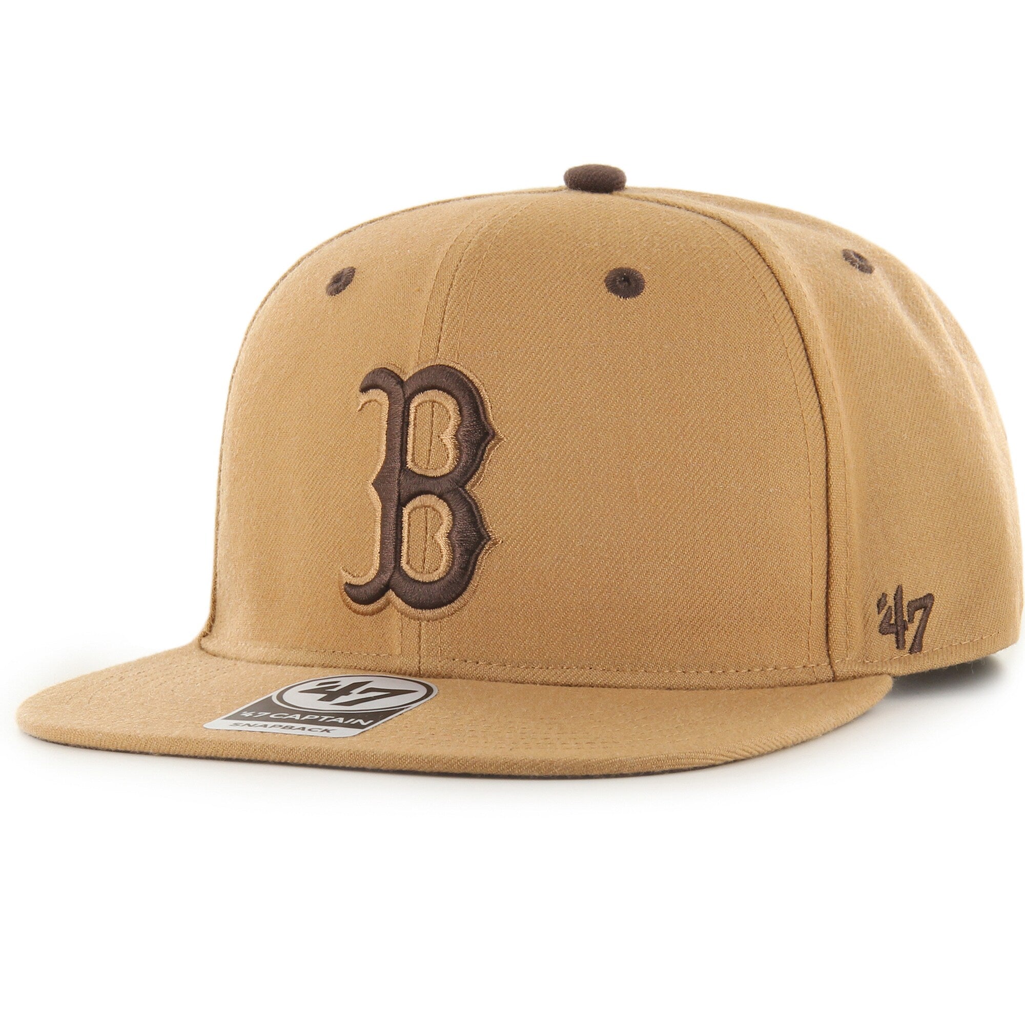 Boston Red Sox '47 Captain Snapback Hat - Toffee