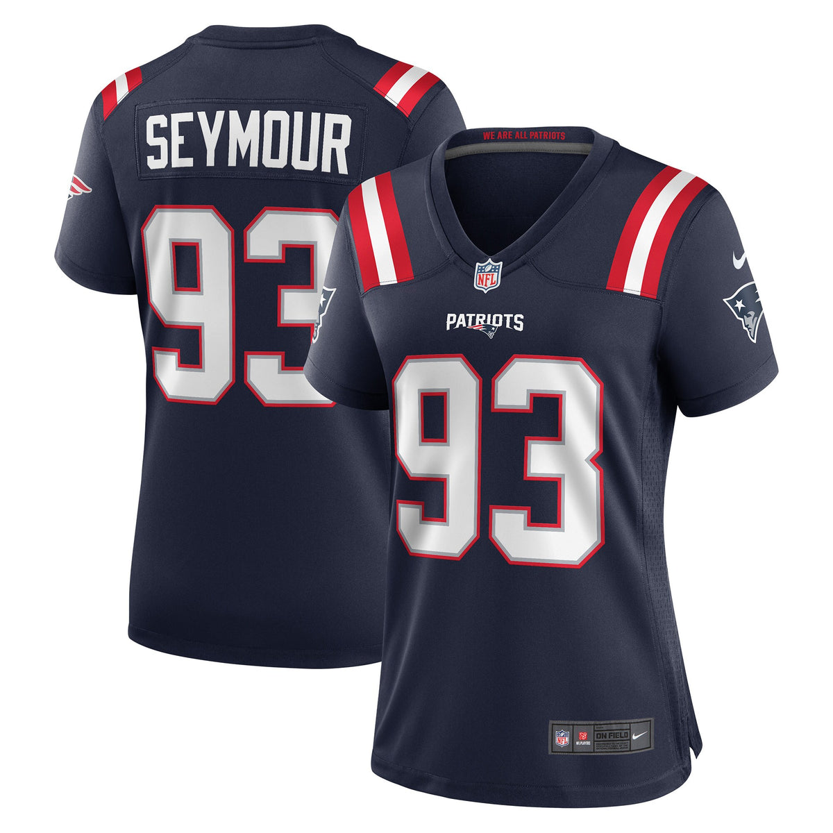 Richard Seymour New England Patriots Nike Women s Retired Player Game Jersey   Navy