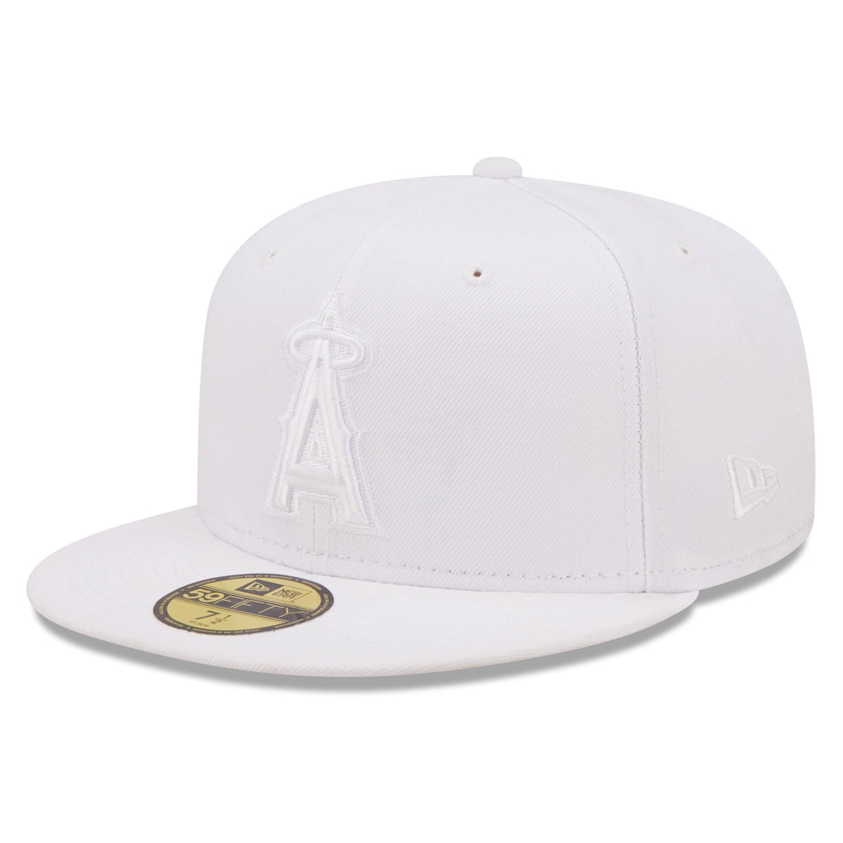 Los Angeles Angels New Era White on White 59FIFTY Fitted Hat