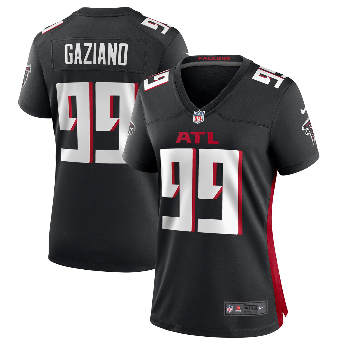 Joe Gaziano Atlanta Falcons Nike Women s Team Game Jersey    Black