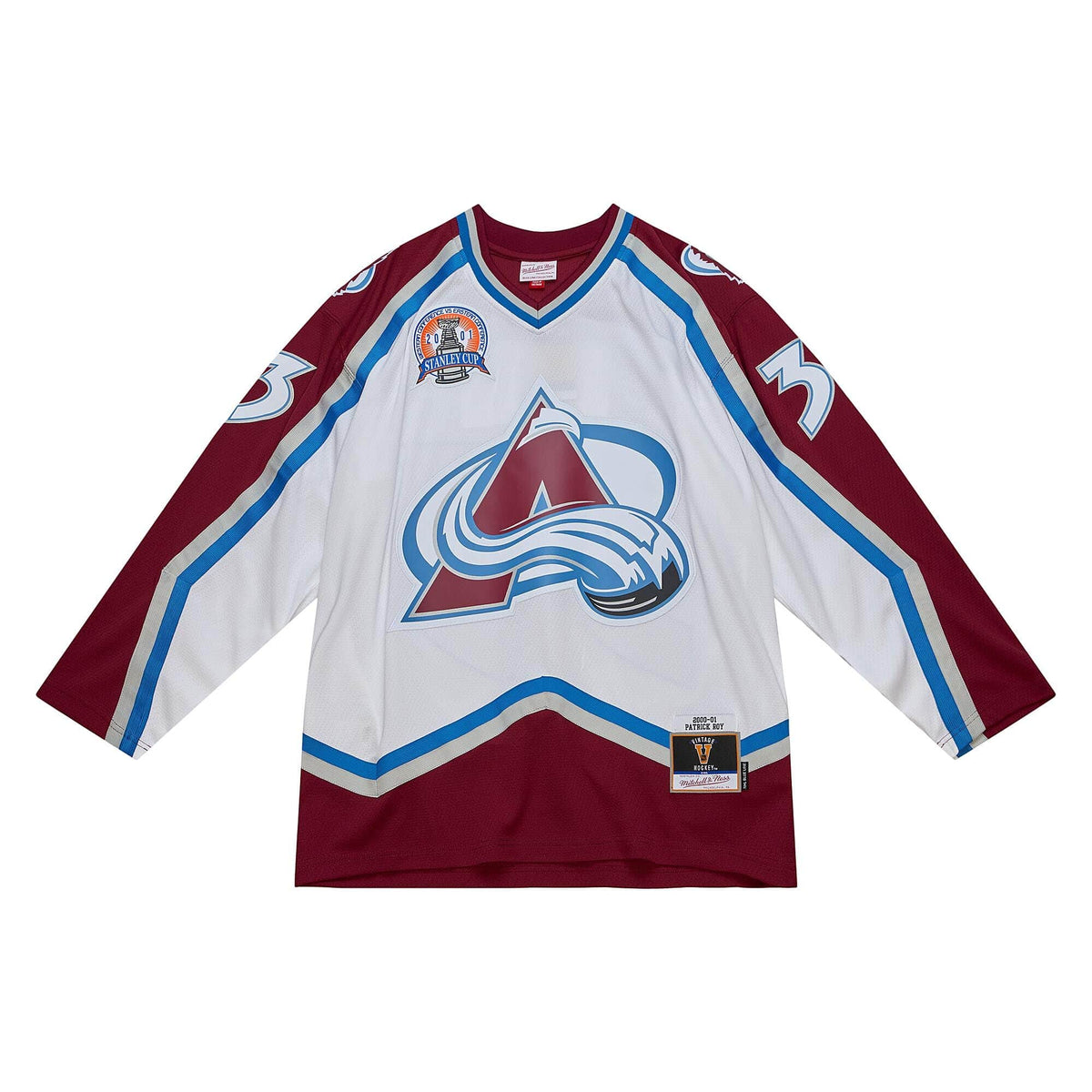 Blue Line Patrick Roy Colorado Avalanche 2000 Jersey