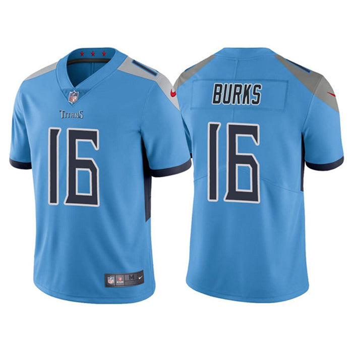 Youth Tennessee Titans Treylon Burks Vapor Jersey   Blue