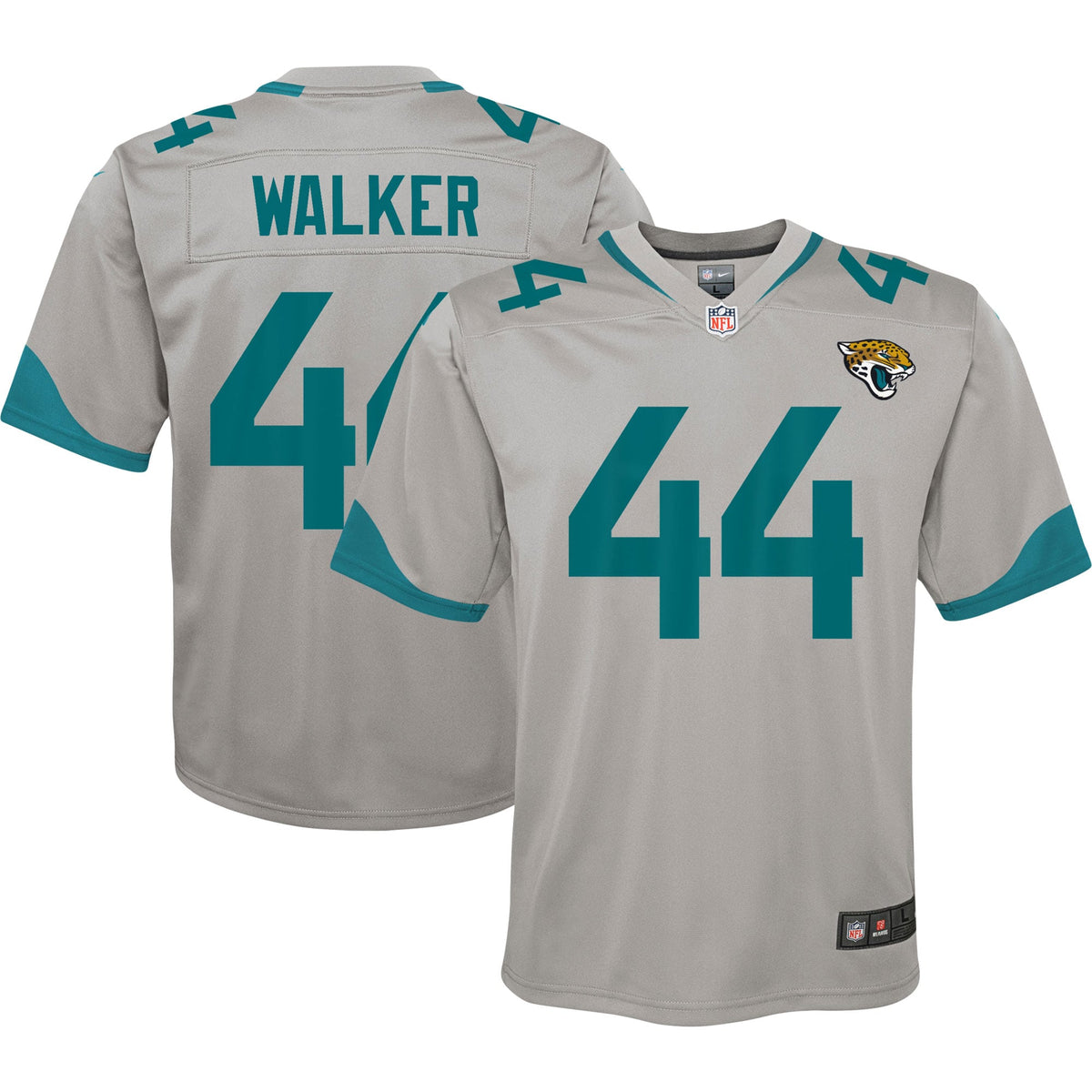 Travon Walker Jacksonville Jaguars Nike Youth Inverted Game Jersey   Silver