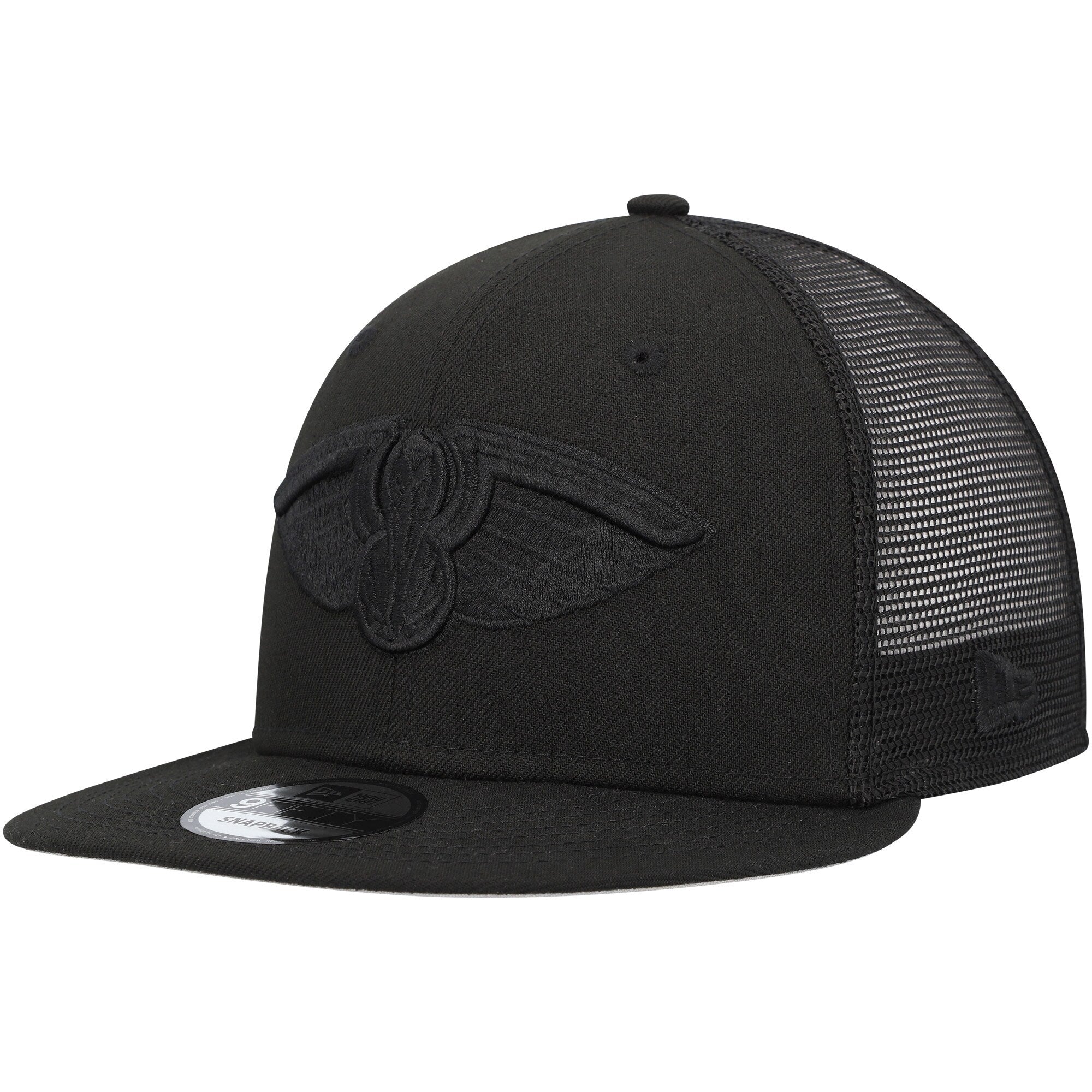 New Orleans Pelicans New Era Classic 9FIFTY Trucker Snapback Hat - Black