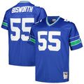 Brian Bosworth Seattle Seahawks Mitchell Ness Big Tall 1987 Legacy Retired Player Jersey Royal