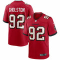 Men s Nike William Gholston Red Tampa Bay Buccaneers Game Jersey