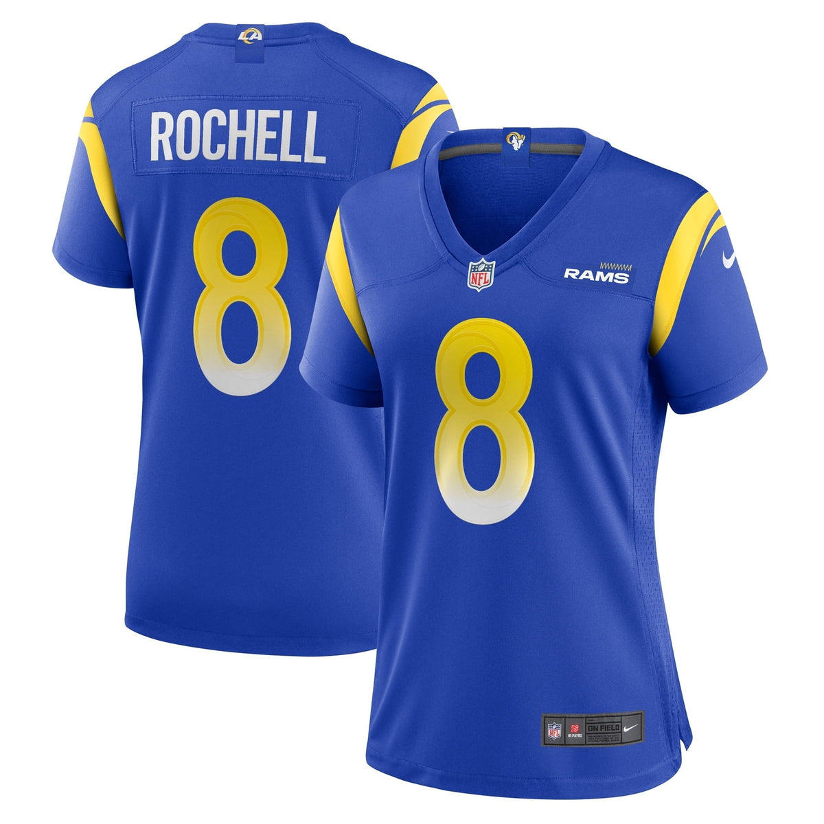 Women s Nike Robert Rochell Royal Los Angeles Rams Home Game Jersey