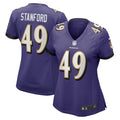 Women s Nike Julian Stanford Purple Baltimore Ravens Home Game Player Jersey