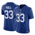 Men s New York Giants Hassan Hall Blue 2023 F.U.S.E. Vapor Untouchable Limited Stitched Jersey