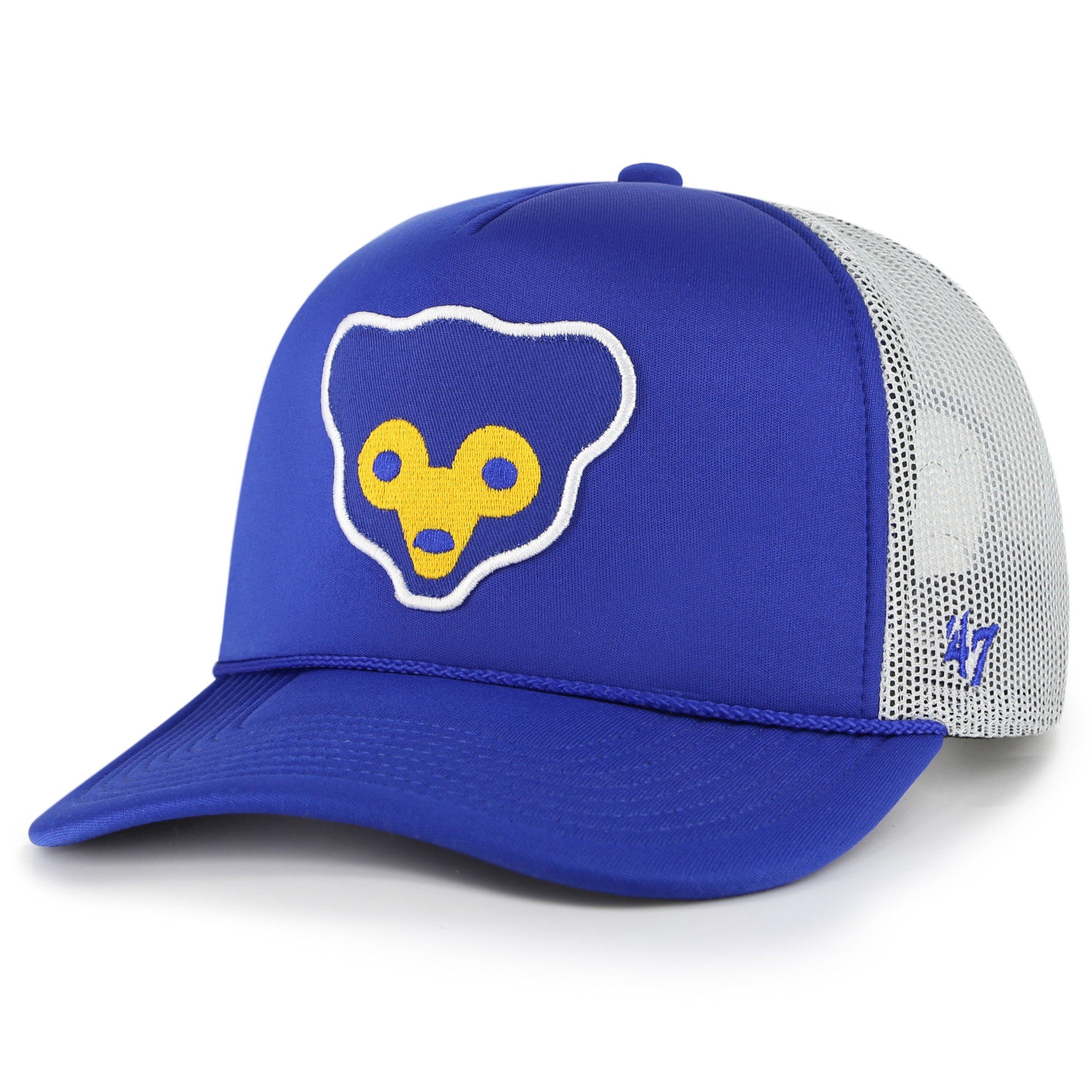 Chicago Cubs '47 Foam Logo Trucker Snapback Hat - Royal