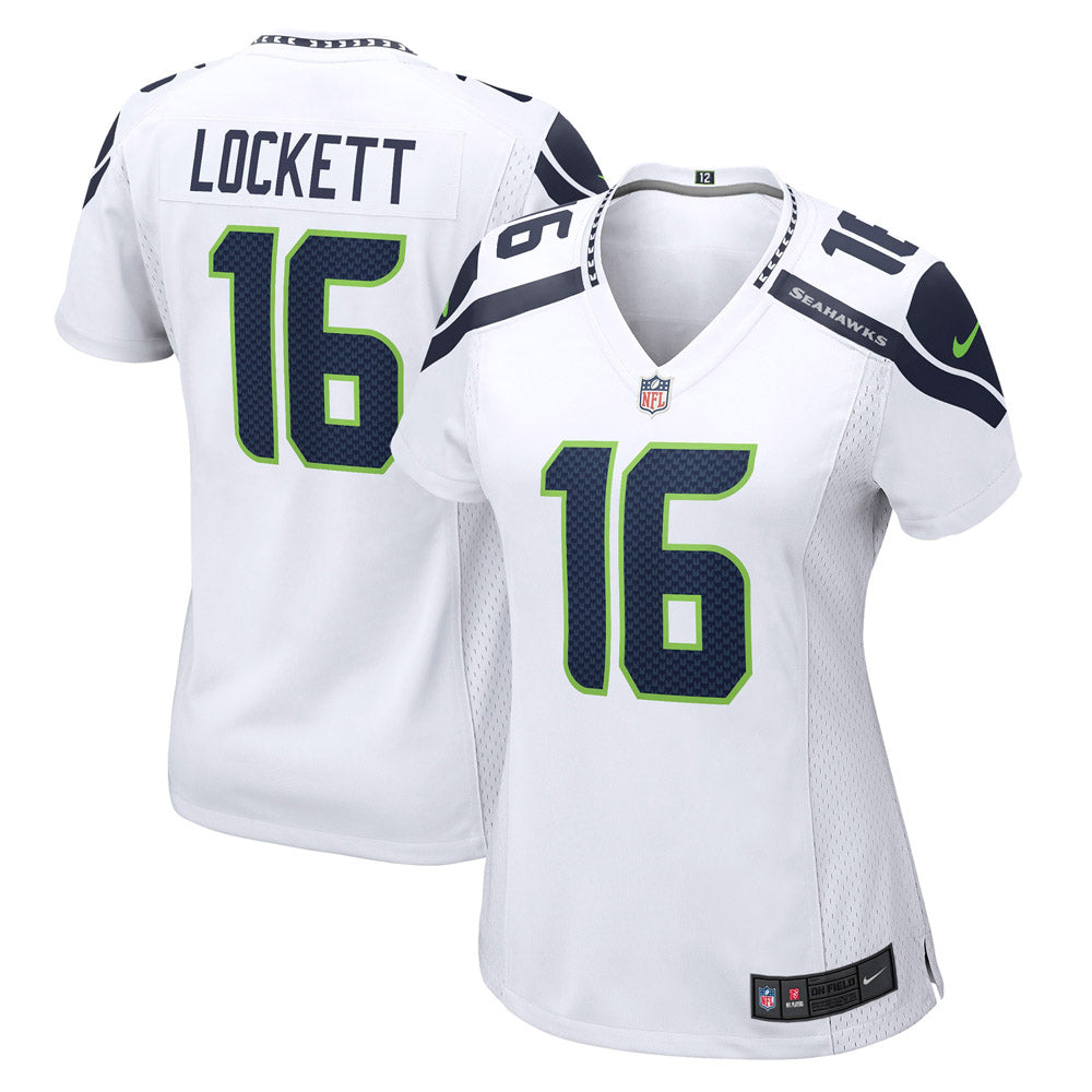 Women s Seattle Seahawks Tyler Lockett Game Jersey White