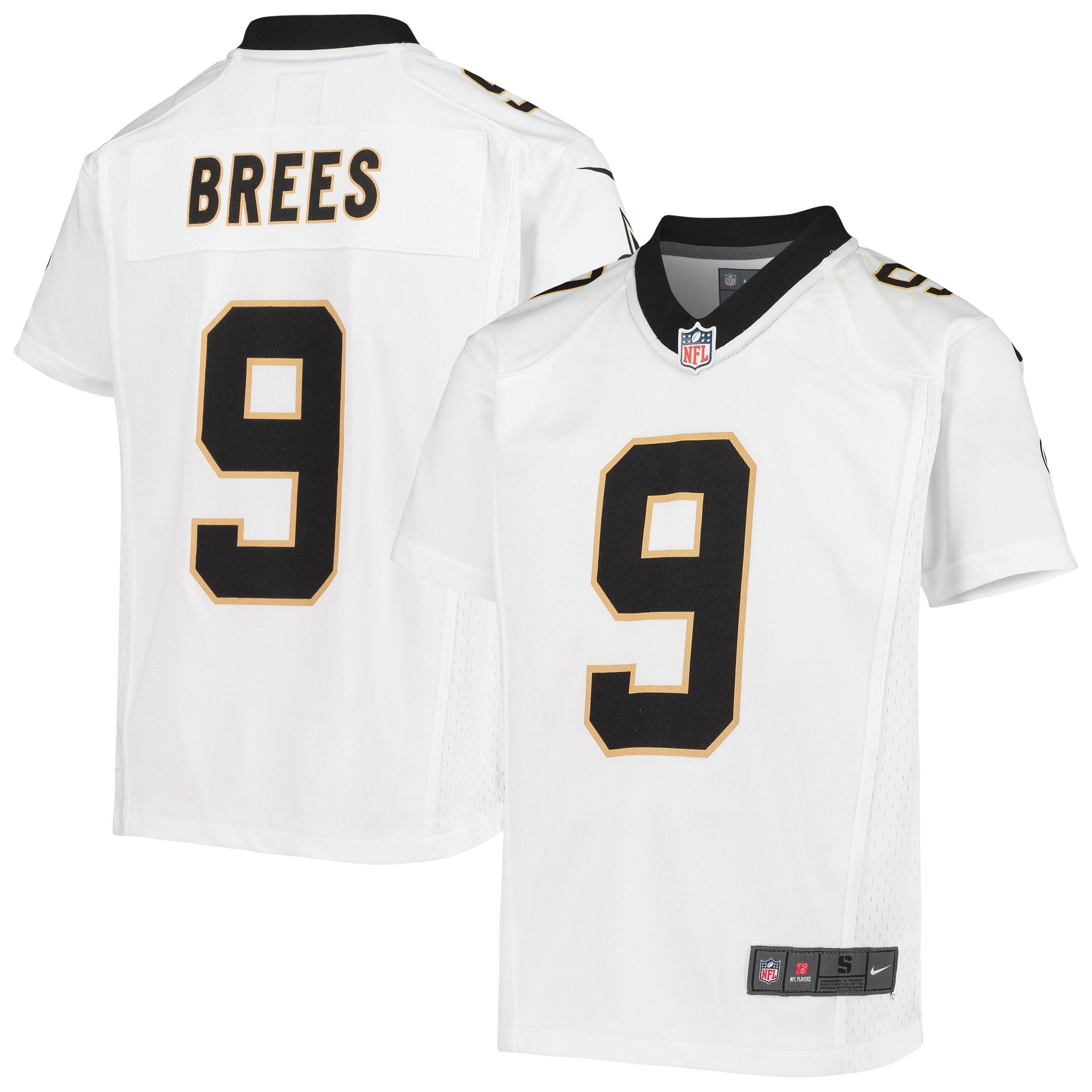 Drew Brees New Orleans Saints Nike Youth Game Jersey   White