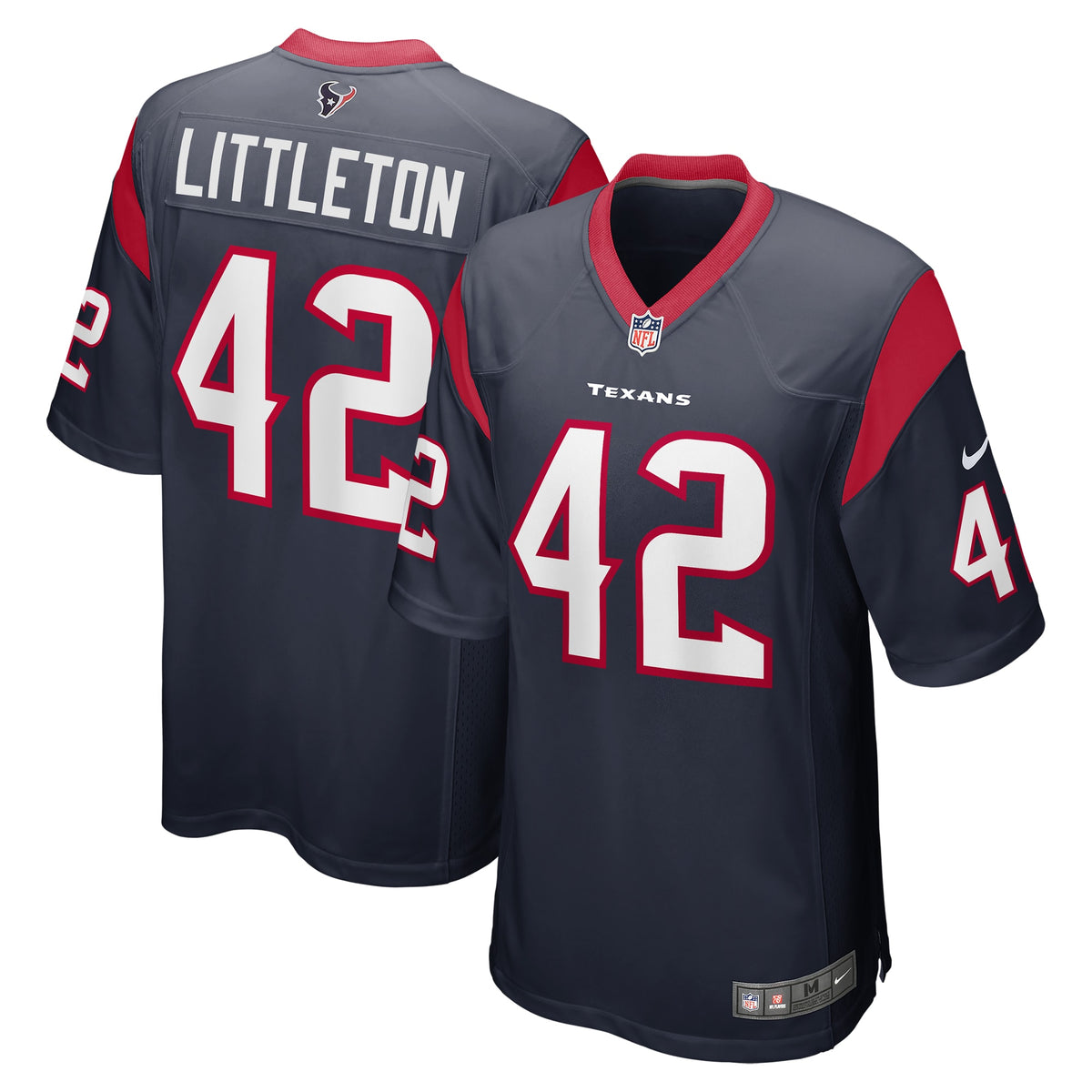 Cory Littleton Houston Texans Nike Game Player Jersey   Navy