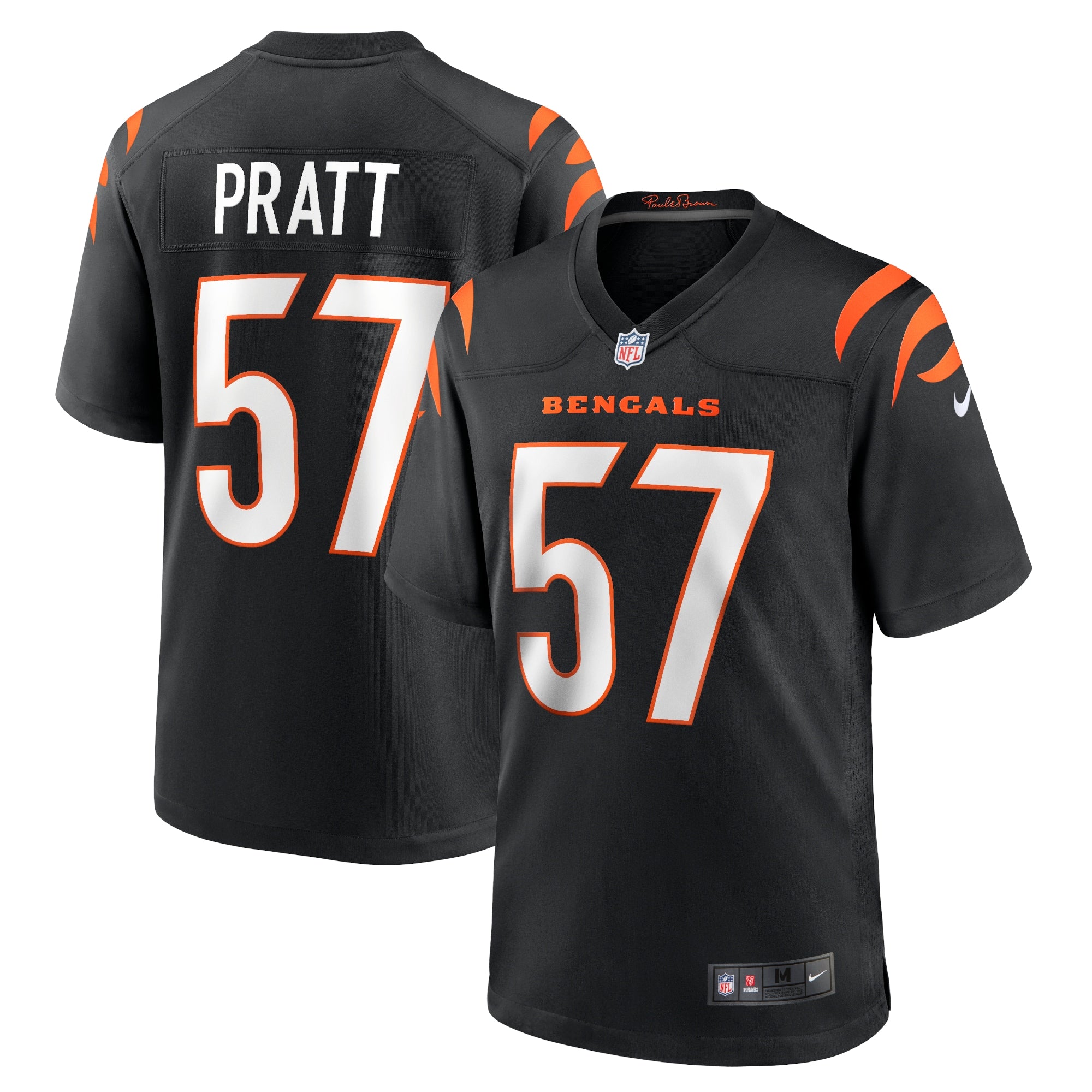 Germaine Pratt Cincinnati Bengals Nike Game Jersey   Black