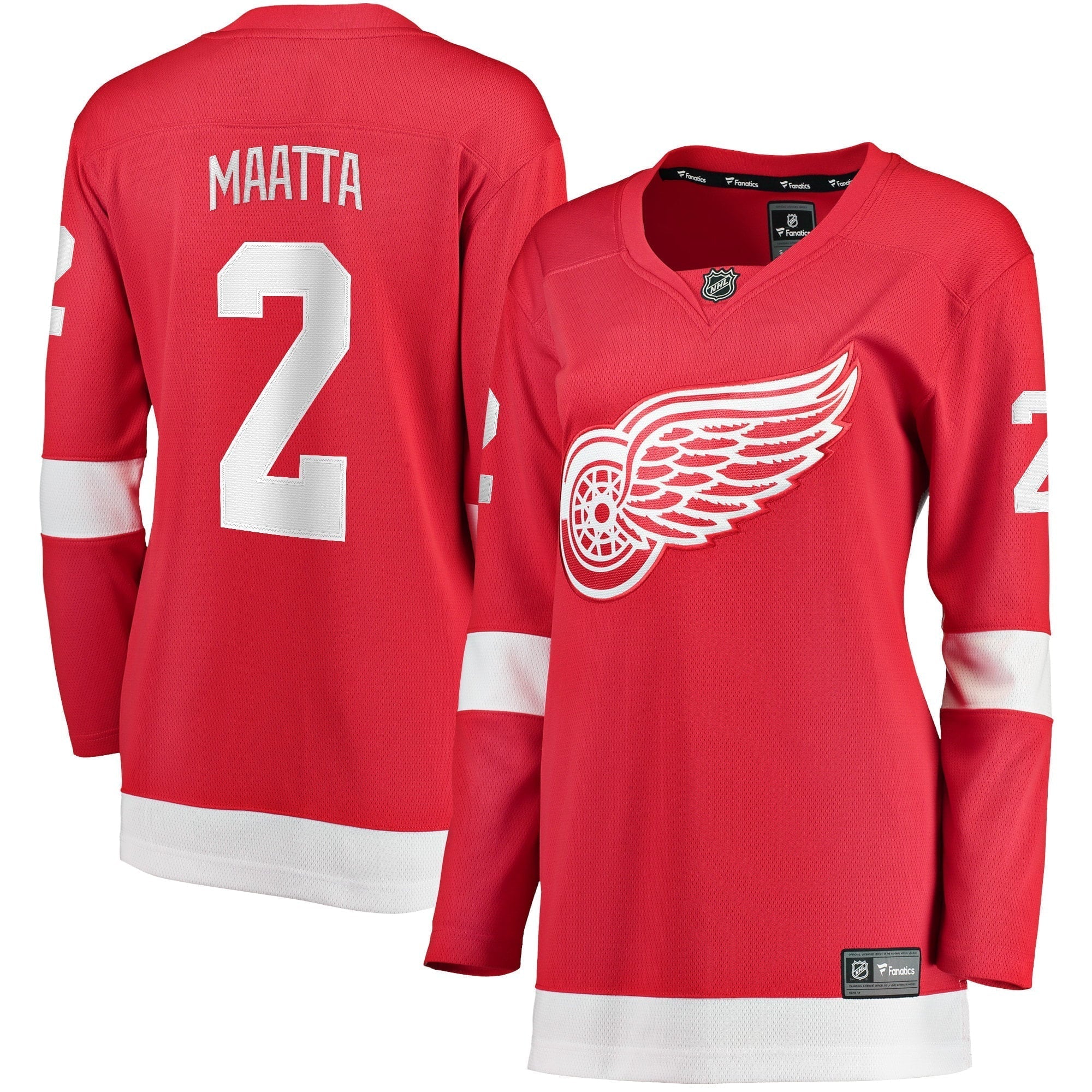 Women's Fanatics Branded Olli Maatta Red Detroit Red Wings Home Breakaway Player Jersey