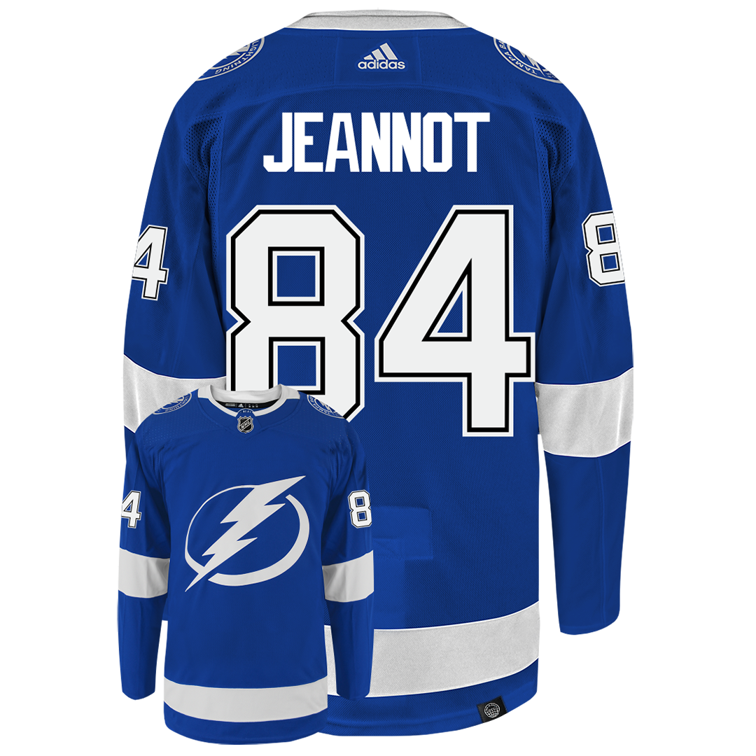 Tanner Jeannot Tampa Bay Lightning Adidas Primegreen Authentic NHL Hockey Jersey