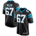 John Miller Carolina Panthers Nike Game Jersey   Black